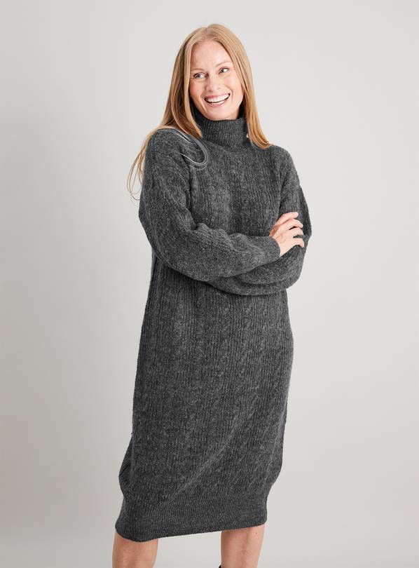 Charcoal sale jumper dress